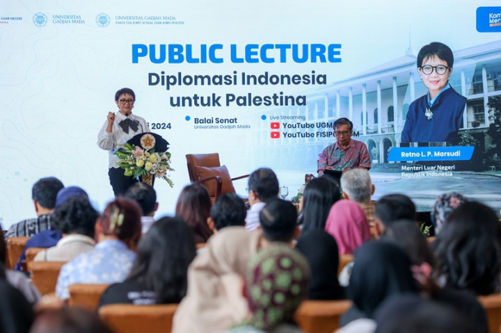 Menlu Retno: Indonesia Terus Perjuangkan Pengakuan Palestina sebagai Negara di PBB