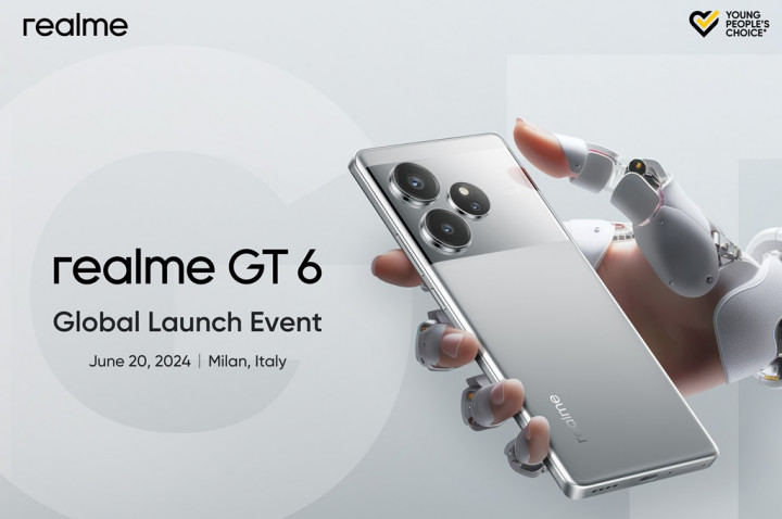realme GT 6 Sapa Konsumen Global pada 20 Juni
