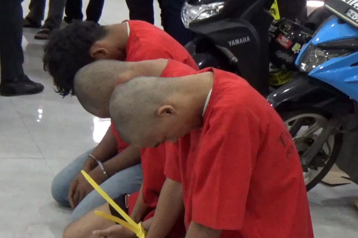 Tiga Anggota Geng Motor Brutal Diringkus Polisi