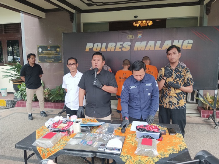 2 Kurir Ganja Jaringan Lapas Dibekuk di Malang