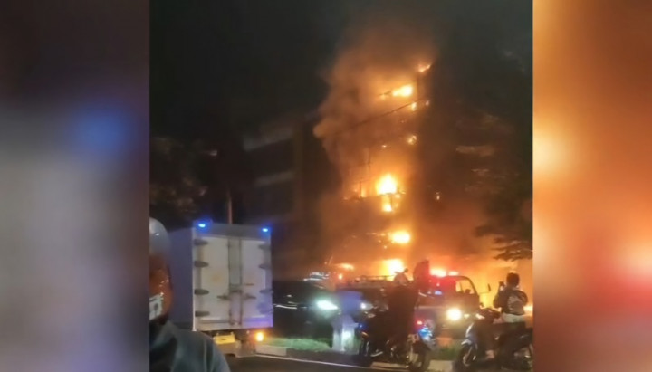 Salon Kecantikan di PIK Kebakaran