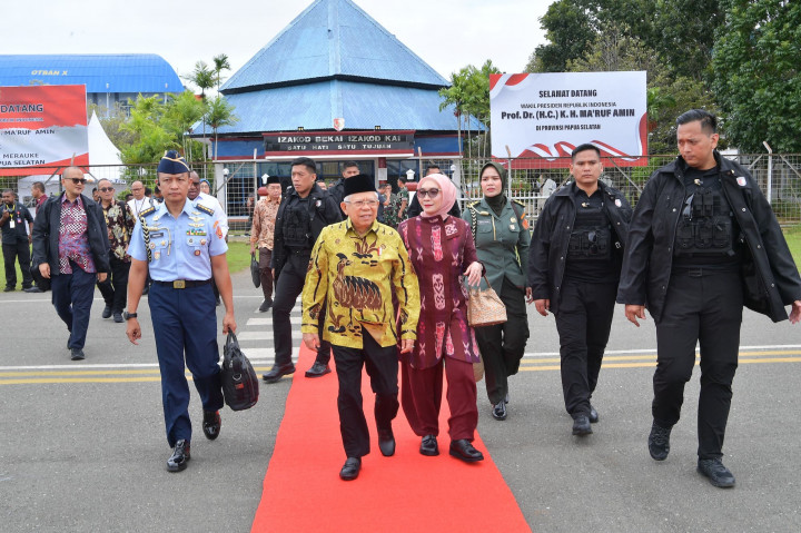 Rampung Kunjungan Kerja di Merauke, Wapres Lanjut ke Wamena