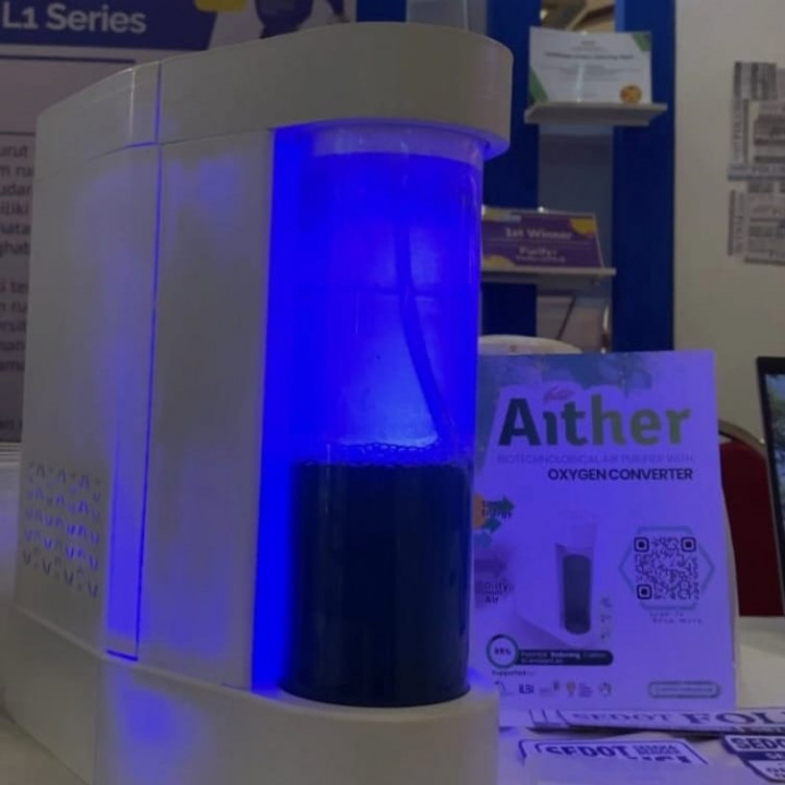 Inovasi Mahasiswa ITS, Aither si Air Purifier Berbasis Bioteknologi Mikroalga