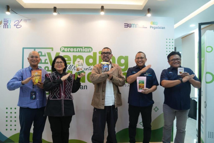 Peresmian Vending Machine UMKM di Pegadaian: Dukung UMKM Naik Kelas