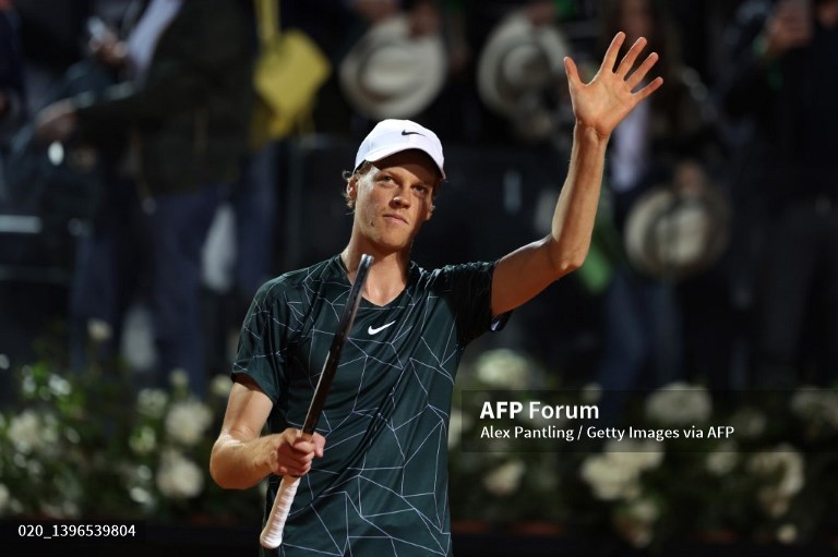 Jannick Sinner ambil alih posisi petenis nomor 1 dunia dari Novak Djokovic-Foto AFP