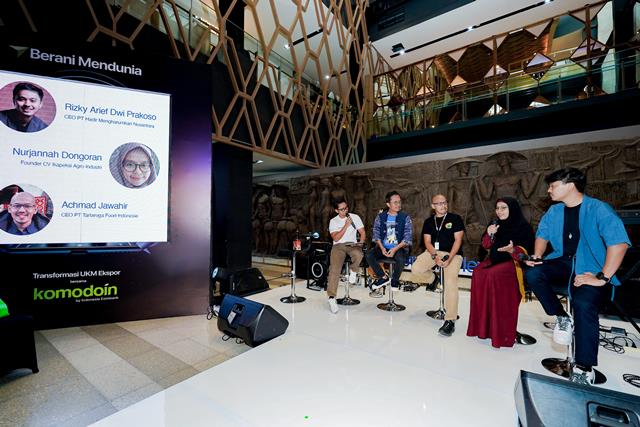 Komodoin diperkenalkan kepada ekosistem ekspor Indonesia pada Forum Berani Mendunia pada 1 Juni 2024. (Foto: Dok LPEI)