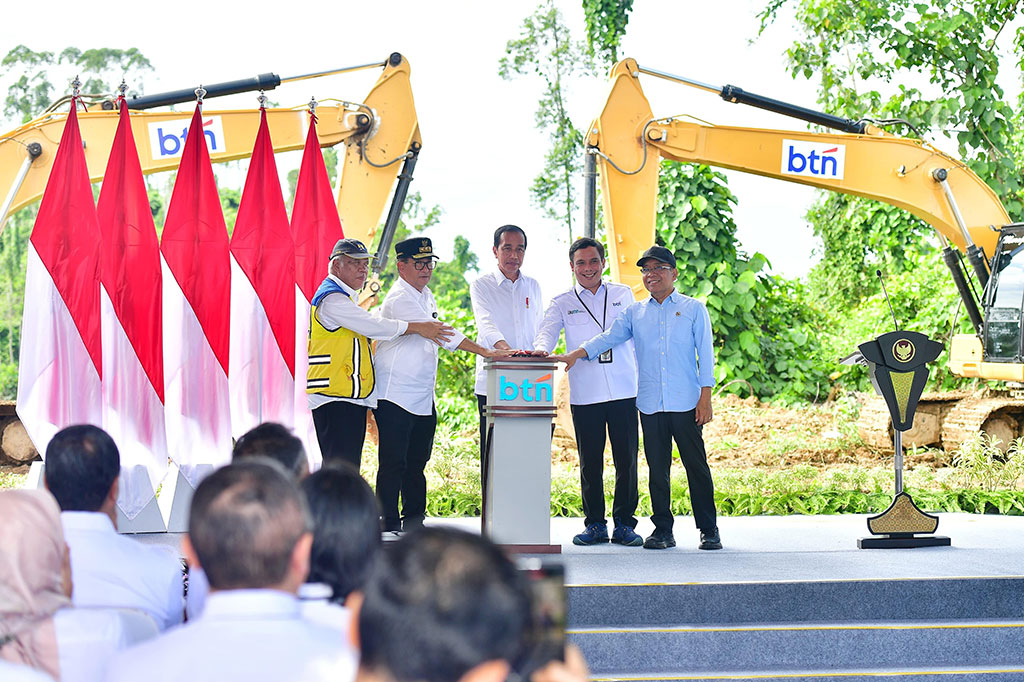 Jokowi Groundbreaking Sejumlah Infrastruktur di IKN