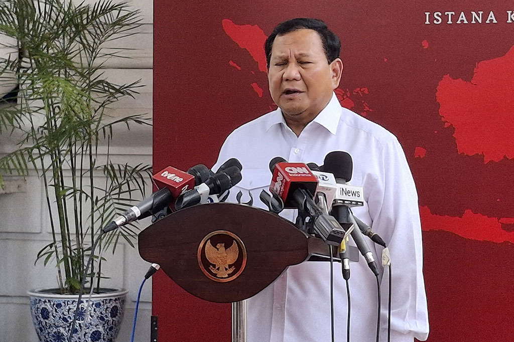 Prabowo: Ukraina Belum Setuju Gencatan Senjata dengan Rusia