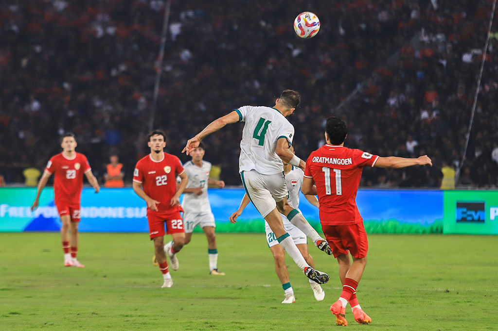 Indonesia Takluk 0-2 dari Irak