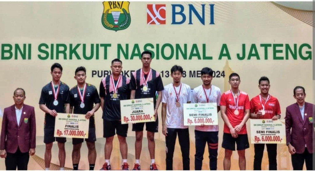 Atlet Bulu Tangkis (PB) Mansion Sports saat menang di kejuaraan-Foto Istimewa