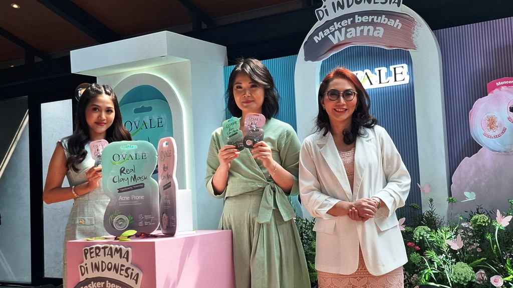 Konferensi pers peluncuran Ovale Real Clay Mask. Dok. Aulia/Medcom