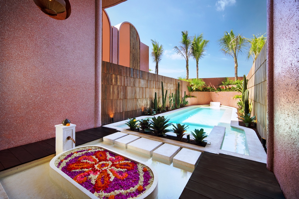 Seascape Resort Sanur memiliki beberapa tipe kamar, antara lain Grand One Bedroom Villa with Private Pool, Suite Ocean View, One Bedroom Villa with Private Pool dan Suite. Dok Ist