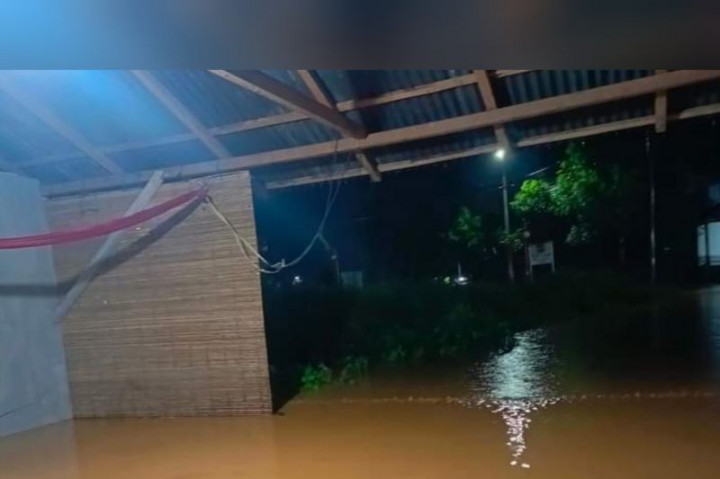Hujan Deras Sebabkan Banjir di Minahasa Utara