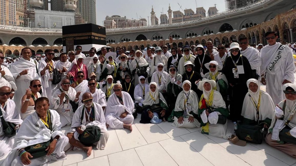 Calon jemaah Haji Indonesia/Metro TV/Roji Azka