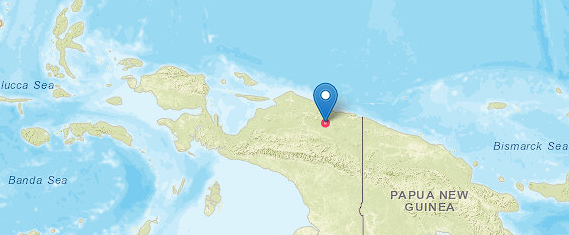 Kobagma Papua Diguncang Gempa 5,8 Magnitudo