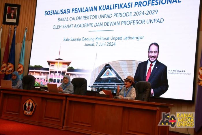 Pilrek Unpad Masuk Tahap Penyaringan, Dari 14 akan Dipilih 3 Calon Rektor