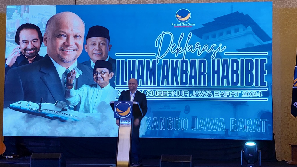 Wilujeng Sumping, NasDem Resmi Perkenalkan Ilham Habibie ke Warga Jawa Barat