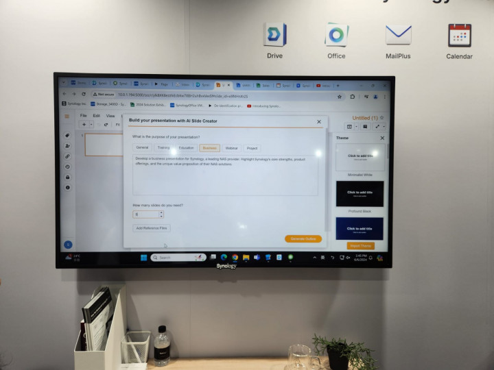 Synology Pamer Kemampuan AI Console, dari Balas Email Hingga Bikin Presentasi