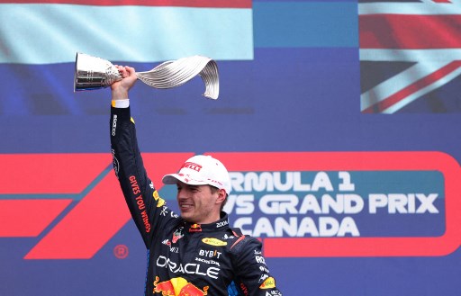 Max Verstappen finishes top of Canadian F1GP