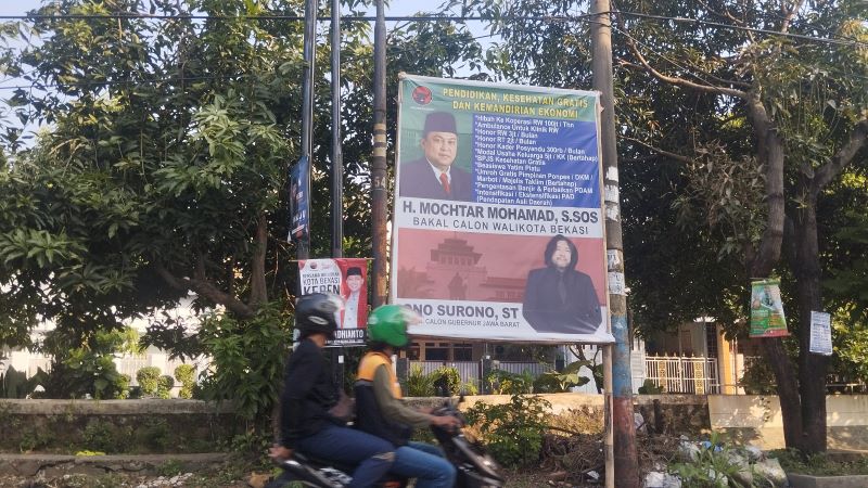 Tak Ada Ketegasan Penindakan Alat Peraga Liar Calon Kepala Daerah