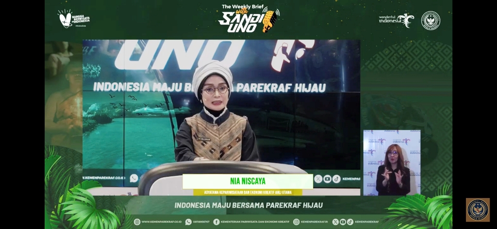 Adyatama Kepariwisataan dan Ekonomi Kreatif Ahli Utama Kemenparekraf, Nia Niscaya. Dok. Aulia/Medcom