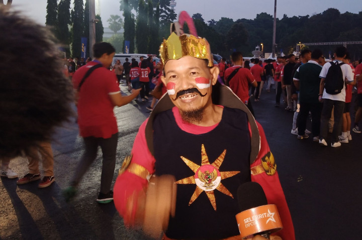 Gatot Kaca Ikut Dukung Timnas Indonesia di SUGBK