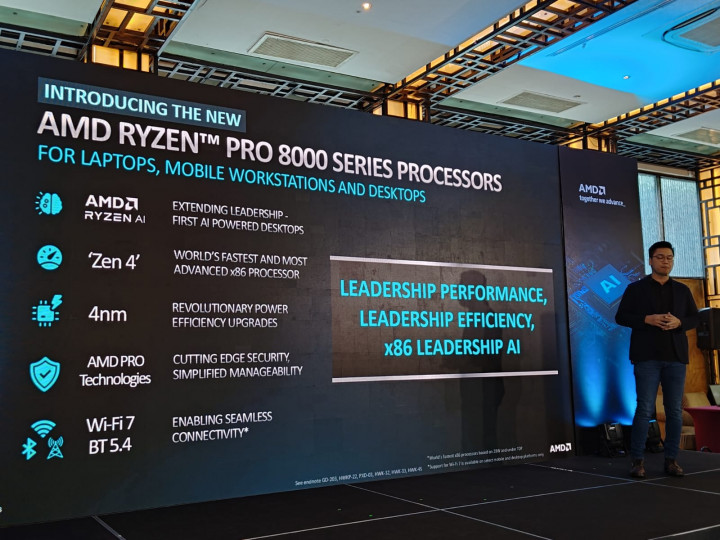 AMD Rilis Ryzen Pro 8040 dan 8000 Series untuk Bisnis di Tanah Air