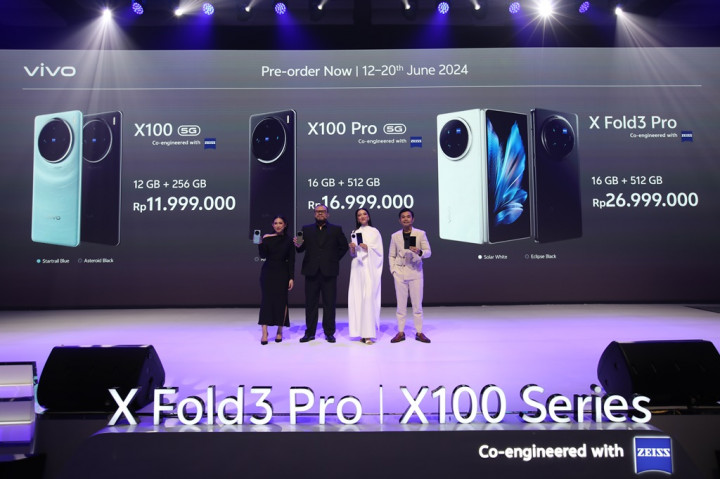 vivo Luncurkan Dua Smartphone Unggulan, X Fold 3 dan X100 Series