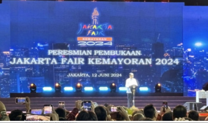 Presiden Jokowi Resmi Buka Jakarta Fair 2024
