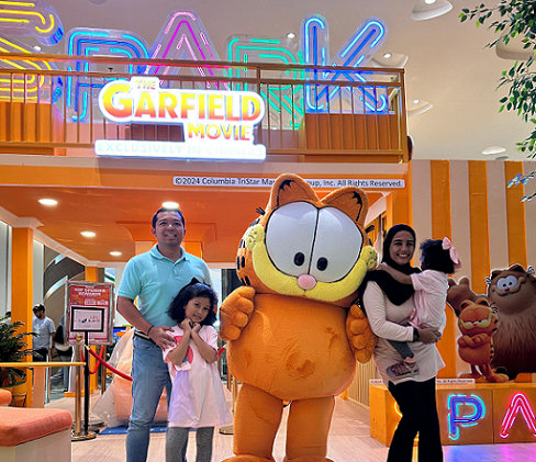 Karakter Garfield yang akan menghibur pengunjung Senayan Park mulai tanggal 23 Mei - 23 Juni 2024 di Senayan Park, Jakarta. (Foto: Dok. Istimewa)