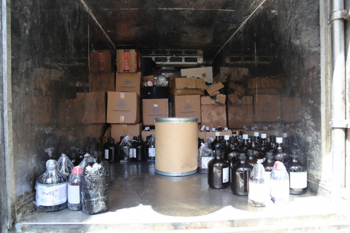 Narkoba Hasil Laboratorium Rahasia di Bali Dimusnahkan