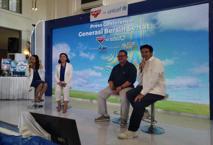 WINGS for UNICEF Bersama SoKlin Dukung Sanitasi Bersih di Sekolah Lewat Gerakan Generasi Bersih Sehat
