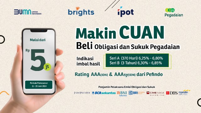 Luncurkan Obligasi dan Sukuk, Pegadaian Ajak Sahabat Cuan Investasi hingga Rp400 Miliar