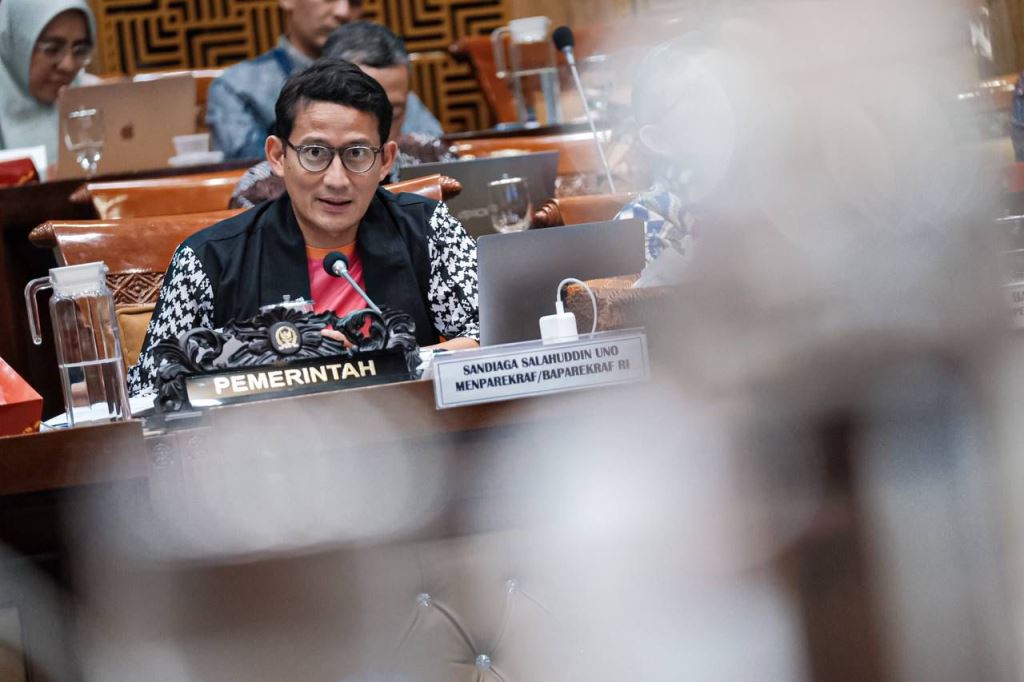 Menparekraf Sandiaga Uno. Dok, Kemenparekraf