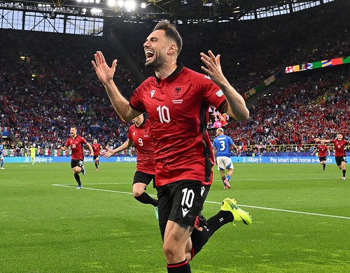 Profil Nedim Bajrami, Pemain Albania Pencetak Rekor Gol Tercepat Euro