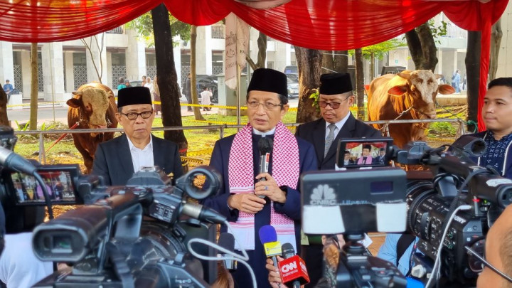 Masjid Istiqlal Terima 50 Ekor Sapi, 22 Diantaranya dari Nonmuslim