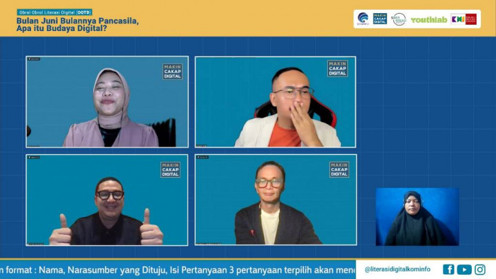 Hindari Kejahatan Siber, Nilai Pancasila Harus Tertanam saat Beraktivitas Digital