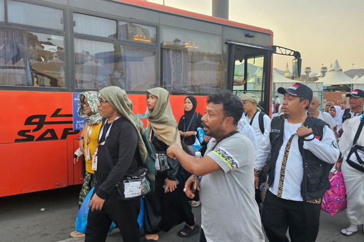 Jemaah Haji Nafar Awal Kembali ke Hotel di Makkah