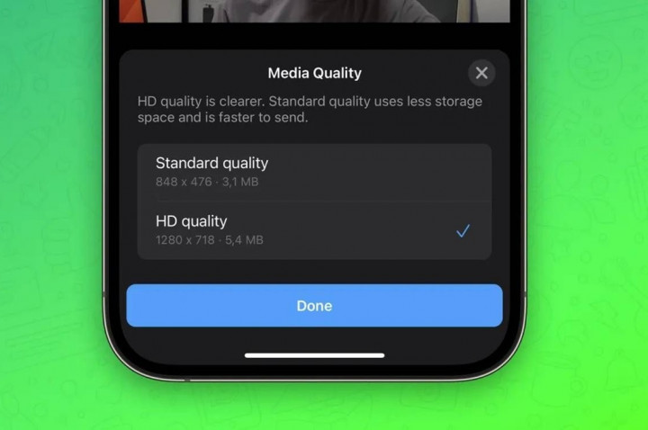 WhatsApp Gulirkan Fitur Kualitas HD Sebagai Bawaan