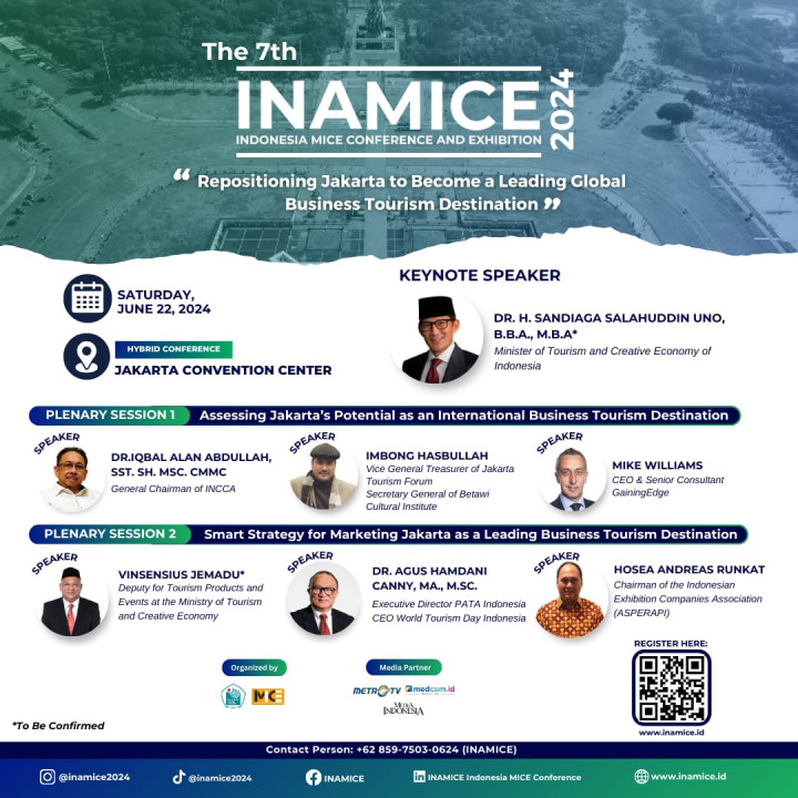 Prodi MICE Politeknik Negeri Jakarta Gelar Konferensi INAMICE Ke-7 di Jakarta