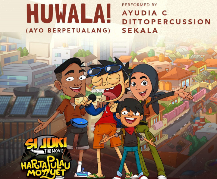 Ditto Percussion Ajak Keluarga Nyanyikan OST Film Si Juki The Movie