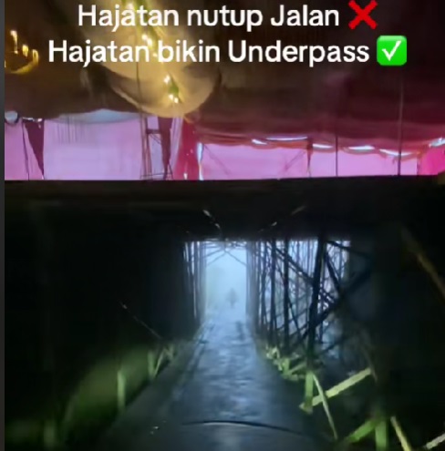 Viral Tenda Pernikahan di Boyolali Dibuat Underpass agar Tak Ganggu Pengendara