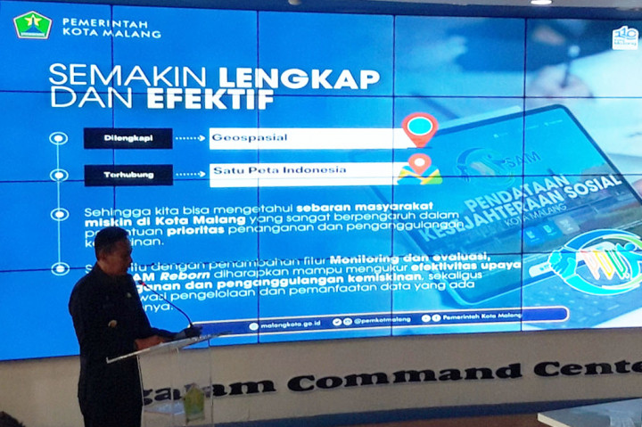 Pemkot Malang Luncurkan Aplikasi Data Kemiskinan Dilengkapi Geospasial