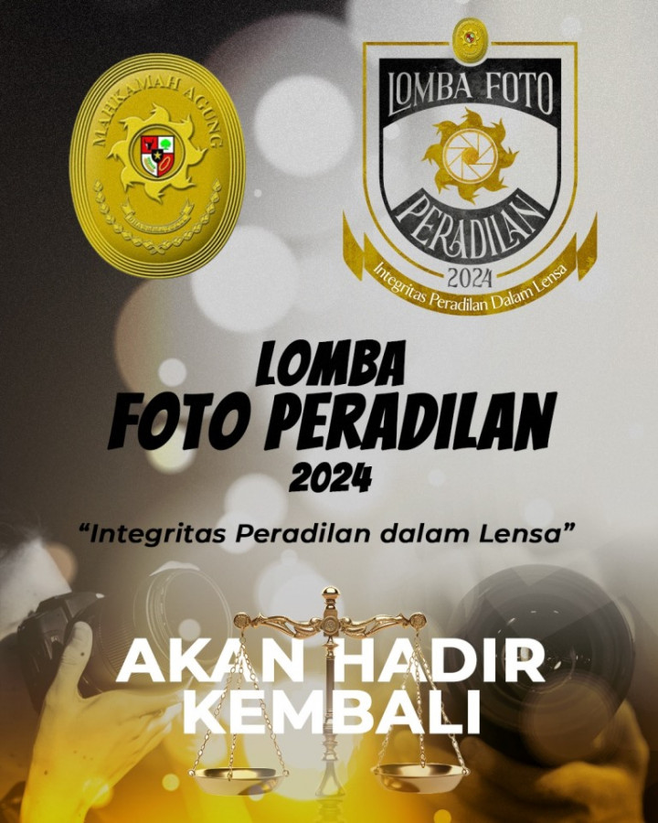 Gelar Lomba Foto Peradilan, Mahkamah Agung Serukan Nilai dan Praktik Berintegritas di Lembaga Peradilan