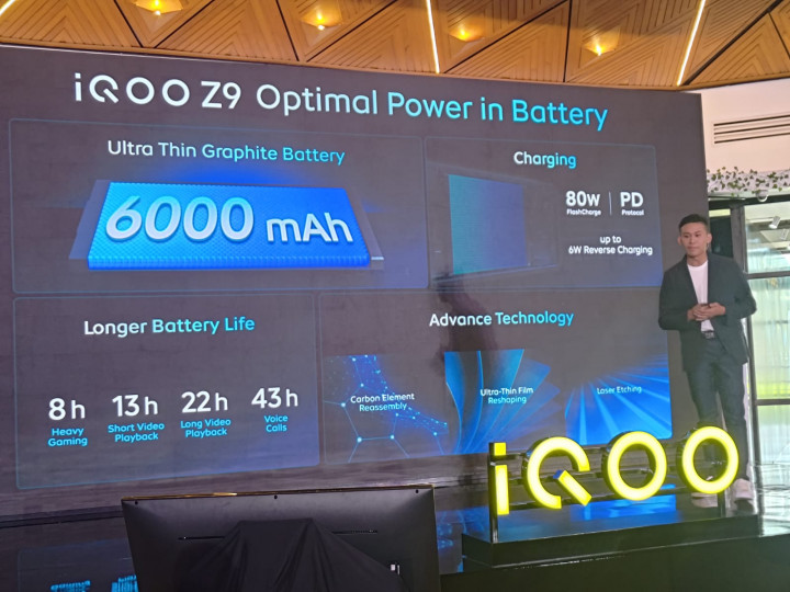Punya Baterai 6.000 mAh dan Pengisian Cepat 80W, iQoo Z9 Tahan Seharian Penuh!