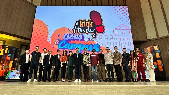 1.000 Mahasiswa Memadati Kick Andy Goes to Campus di UPH