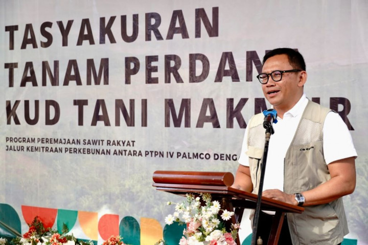 PTPN IV PalmCo Cetak Tanam Ulang Tercepat Nasional