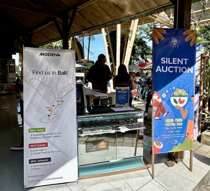 Hadir di Ubud Food Festival, Modena Lelang Kompor untuk Pengembangan Kuliner