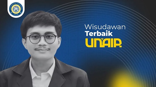 Cerita Rafi, Wisudawan Terbaik Unair yang Tak Mau Kalah dengan Sang Ayah