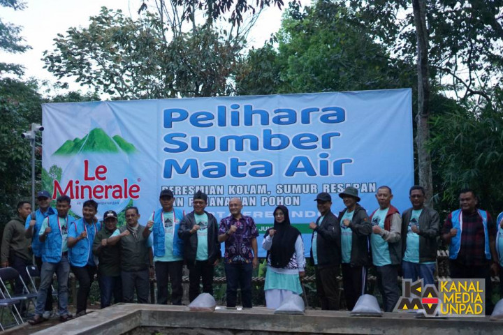 Unpad Bikin Kolam dan Sumur Resapan di Taman Kehati Nagrog untuk Perluas Konservasi Air